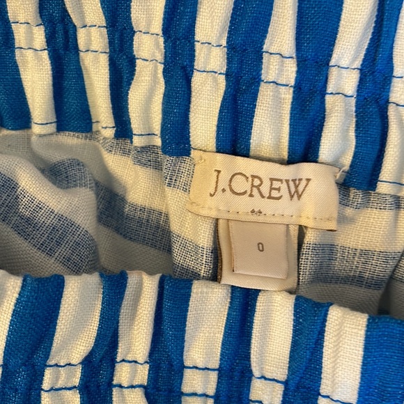 J Crew Royal Blue and White Striped Shorts - Picture 5 of 6